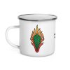 Flaming Paw Paw Enamel Mug - Image 3