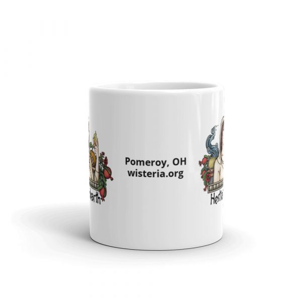 Hestia's Hearth White glossy mug - Image 3