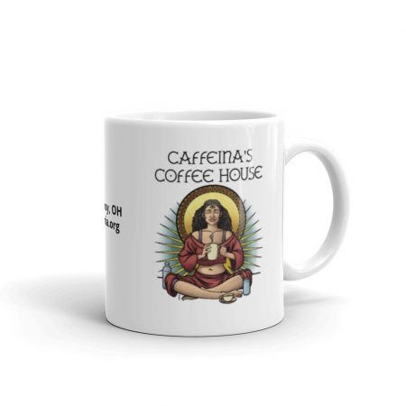 Caffeina's White glossy mug